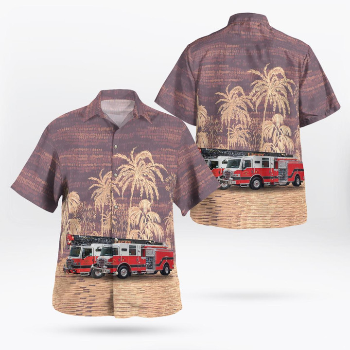Lacey, Washington, Thurston County Fire District No.3 Hawaiian Shirt DLHH2912BG05