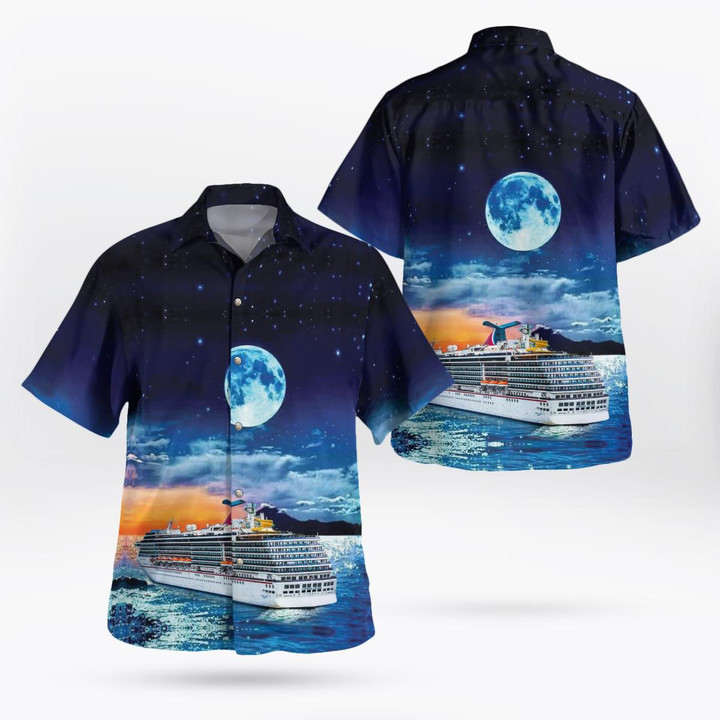 Carnival Cruise Lines Carnival Legend Hawaiian Shirt NLSI0711BG09