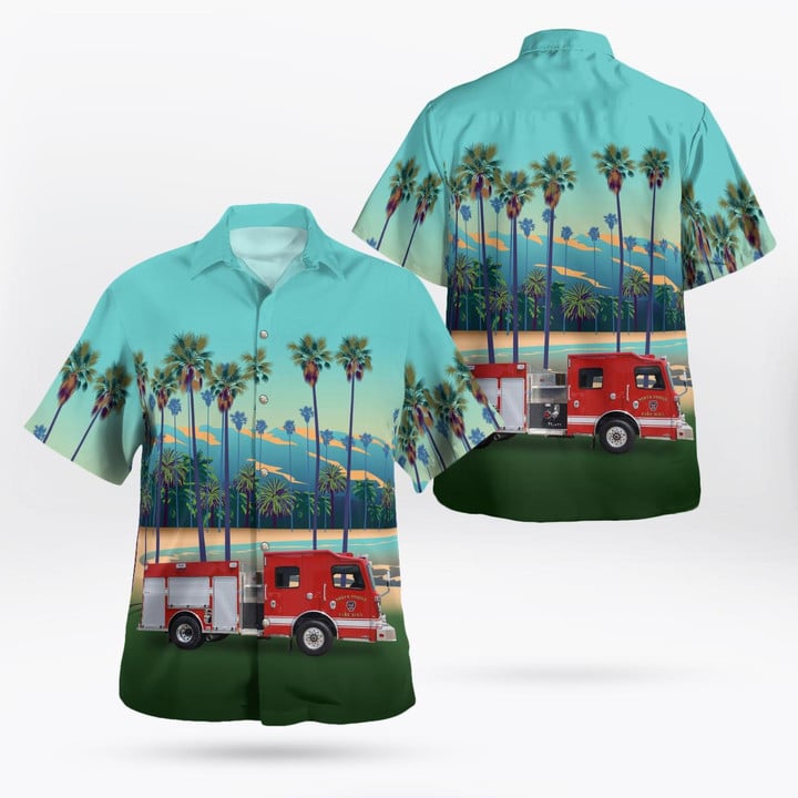Stansbury Park, Utah, North Tooele Fire District Hawaiian Shirt DLTT3011BG05