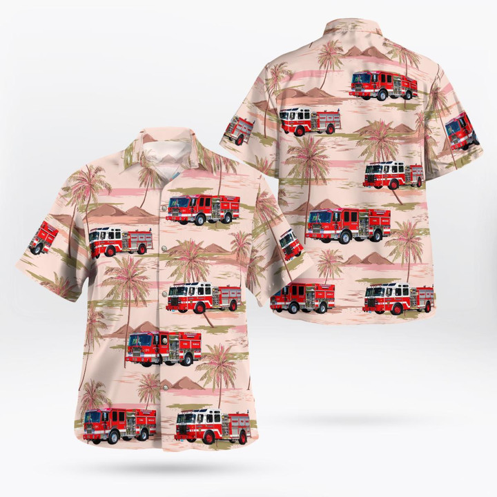 Peabody, Massachusetts, Peabody Fire Department Hawaiian Shirt DLSI2212BG11