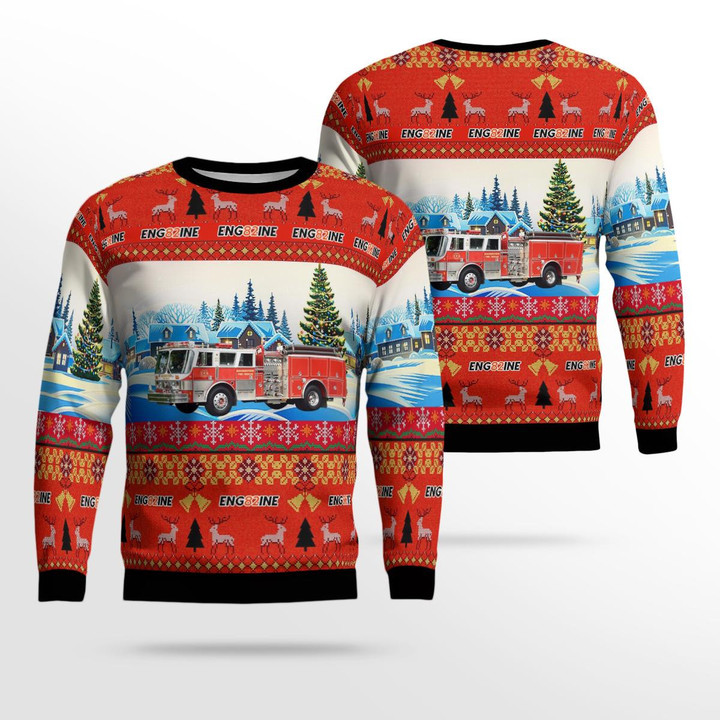 SOUNDVIEW FIRE RESCUE ENGINE 82 AOP UGLY SWEATER DLTT2211BG01