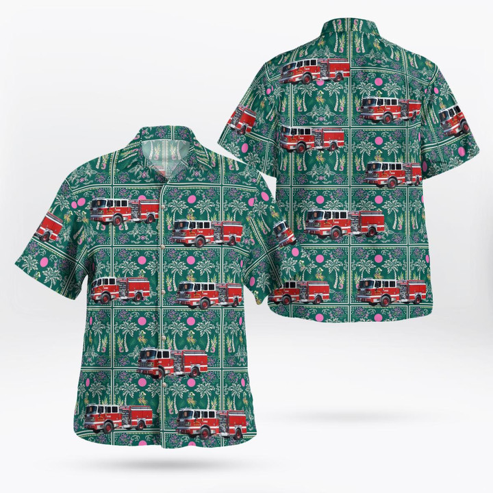 Penngrove, California, Rancho Adobe Fire District Hawaiian Shirt DLSI1512BG10