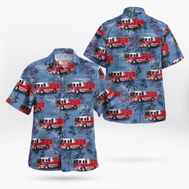 Klamath Falls, Oregon, Klamath County Fire District #1 Hawaiian Shirt DLHH1212BG07