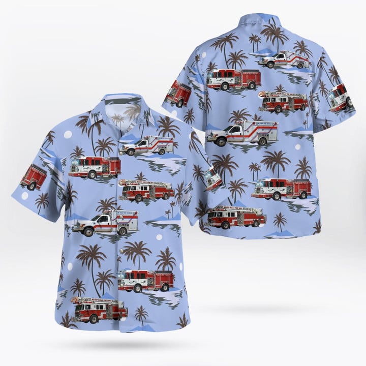 Mount Holly, North Carolina, Mount Holly Fire Department Hawaiian Shirt DLTT2809BG02