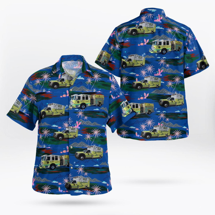 Kent Fire Department, Carmel, New York Hawaiian Shirt NLMP1411BG02
