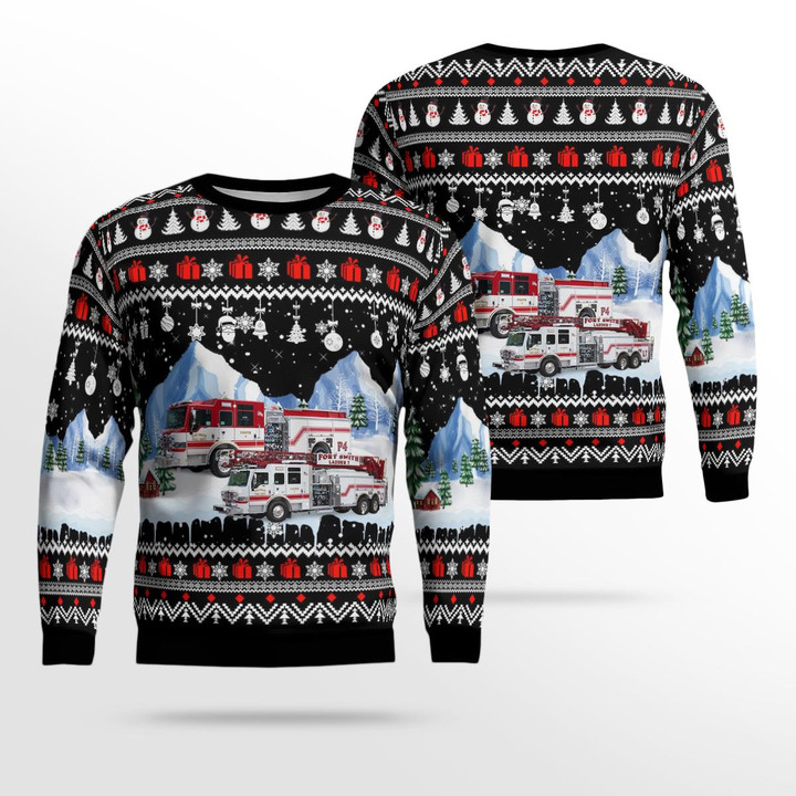 Fort Smith, Arkansas, Fort Smith Fire Department AOP Ugly Sweater DLSI2911BG09