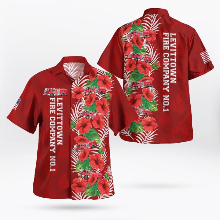 Levittown, Pennsylvania, Levittown Fire Company No.1 Hawaiian Shirt DLTT0901PD11