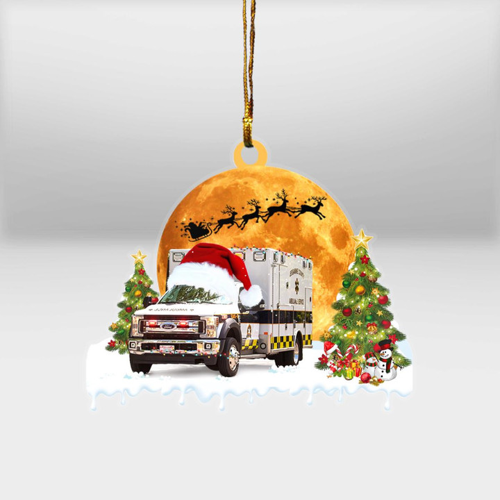 Jessamine County Emergency Medical Services, Nicholasville, Kentucky Christmas Ornament NLSI2411BG06