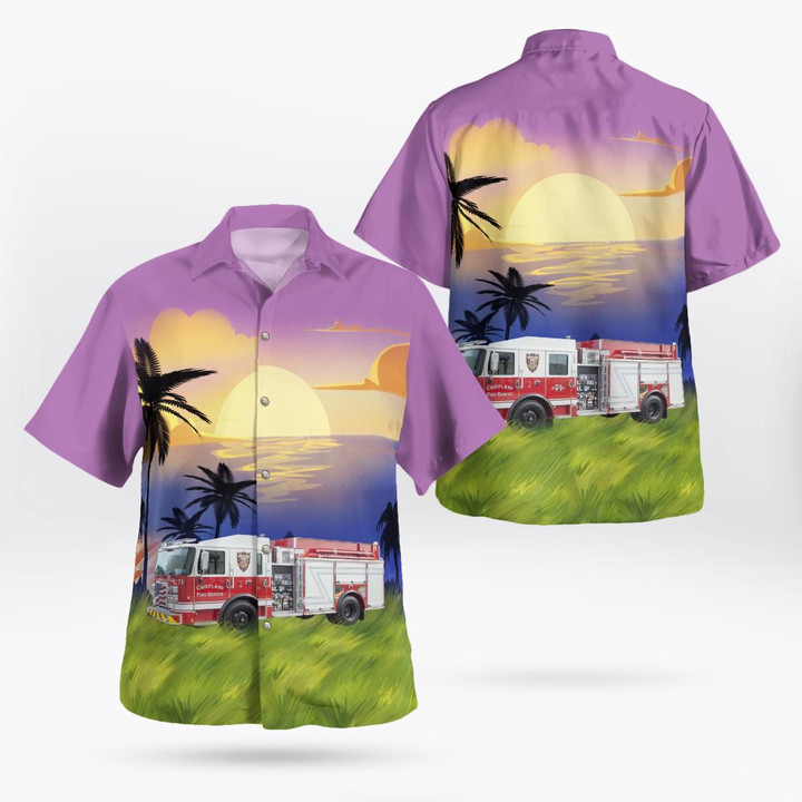 Cheifland, Florida, Chiefland Fire Rescue Hawaiian Shirt DLTT1301PD12