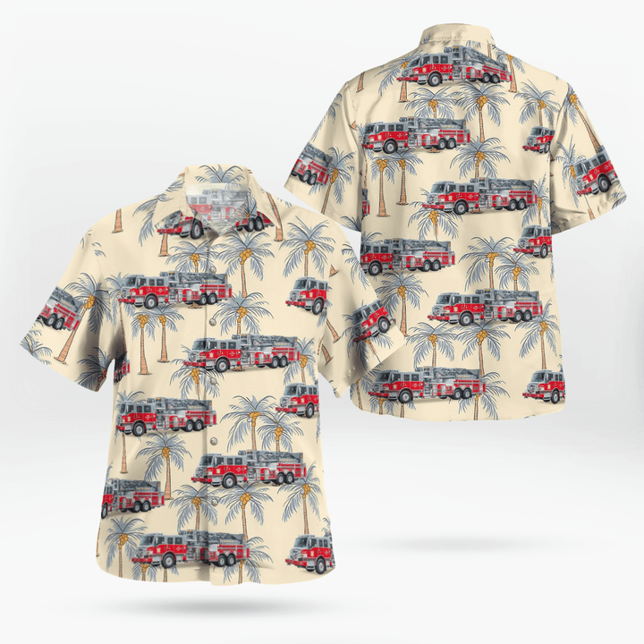 Freehold, New Jersey, Freehold Township Fire District No.1 Hawaiian Shirt DLHH1508PD02
