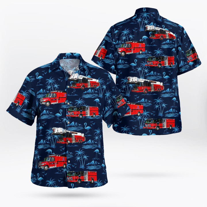 Winchendon, Massachusetts, Winchendon Fire Department Hawaiian Shirt DLTT0111BG04