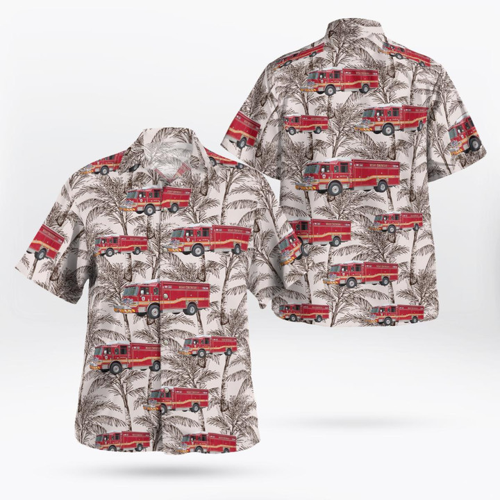 Georgetown , Kentucky, Scott County Fire Department Hawaiian Shirt DLTT1612BG06