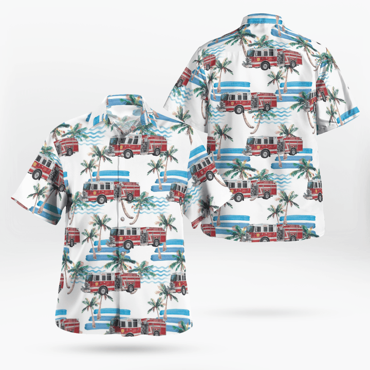 Brockport, New York, Brockport Fire District Hawaiian Shirt DLTD0908PD02