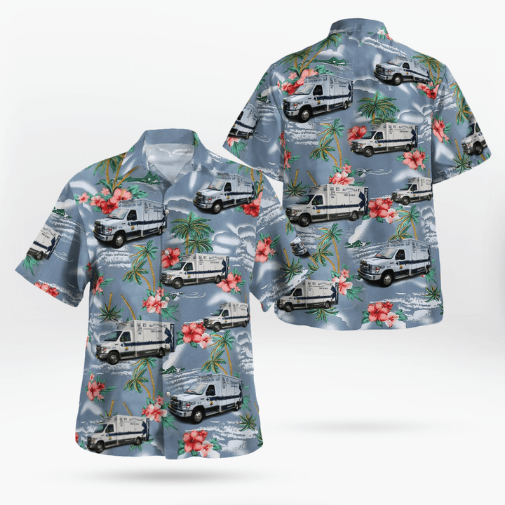 Atlantic Highlands First Aid & Safety Squad, New Jersey Hawaiian Shirt NLMP3107PD09