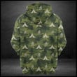 Camping camouflage Icon Pattern Hoodie 3D 3HO-D8G7