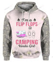 Flip Flops Camping Girl Hoodie 3D 3HO-S5S3