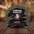 NCAAF Florida State Seminoles If The Flag Offends You Kiss My Seminolesass 3D Cap Nicegift 3DC-L7D0