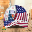 Miller Lite Happy Independence Day 3D Cap Nicegift 3DC-T9Y8