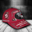 (Your Name) Damn Right I Am A NCAAF Alabama Crimson Tide Fan Now And Forever 3D Cap Nicegift 3DC-I8E8