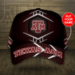 NCAAF Texas A&M Aggies (Your Name) 3D Cap Nicegift 3DC-Z7U2