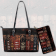 Horror Leather Tote Bag & Woman Purse Set LTB-F8I6 WOP-A4T0