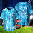 NFL Carolina Panthers (Your Name) Baseball Jersey Nicegift BBJ-E6L6