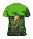 Groot (Your Name) 3D T-shirt Nicegift 3TS-Z8Z6