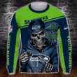 NFL Seattle Seahawks (Your Name) Crewneck Sweatshirt Nicegift 3CS-T8P9