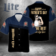 Happy Father's Day To The Best Miller Lite Dad Hawaii 3D Shirt Nicegift 3HS-B7Z0