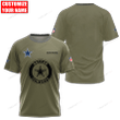 NFL Dallas Cowboys (Your Name) 3D T-shirt Nicegift 3TS-F1M4