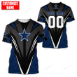 NFL Dallas Cowboys (Your Name) 3D T-shirt Nicegift 3TS-Z0W5