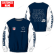 NFL Dallas Cowboys (Your Name) Crewneck Sweatshirt Nicegift 3CS-S1S7