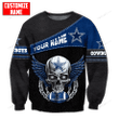 NFL Dallas Cowboys (Your Name) Crewneck Sweatshirt Nicegift 3CS-O2B0