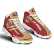 NFL San Francisco 49ers (Your Name) Air Jordan 13 Shoes Nicegift AJD-N3L0