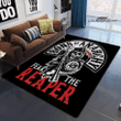 Sons Of Anarchy Fear The Reaper Area Rug Nicegift SQR-B3K2