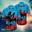 MLB Miami Marlins Hawaii 3D Shirt Nicegift 3HS-H4V2