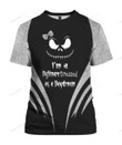 Jack Skellington I'm A Nightmare Dress As A Daydream 3D T-shirt Nicegift 3TS-R8T4
