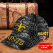 NFL New Orleans Saints (Your Name) 3D Cap Nicegift 3DC-L8U8