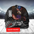 NFL New York Giants (Your Name) 3D Cap Nicegift 3DC-B5Y4