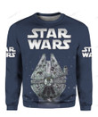 Star Wars Millennium Falcon (Your Name) Crewneck Sweatshirt Nicegift 3CS-Q7E5