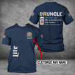 Miller Lite Druncle (Your Name) 3D T-shirt Nicegift 3TS-Q9B0