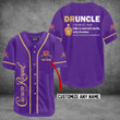 Crown Royal Druncle (Your Name) Baseball Jersey Nicegift BBJ-E4A3