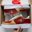 NFL San Francisco 49ers (Your Name) Air Force Shoes Nicegift AFS-S4N0