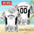 Jack Daniel's (Your Name) Hawaii 3D Shirt Nicegift 3HS-E7B3