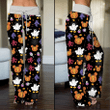 Mickey Mouse Halloween Women's High-waisted Straight-leg Trousers Nicegift HST-Y1Q5
