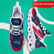 NFL New England Patriots (Your Name) Max Soul Shoes Nicegift MSS-O3D4
