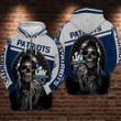NFL New England Patriots Zip Hoodie 3D Nicegift 3ZH-O5A7