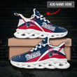 NFL New England Patriots (Your Name) Max Soul Shoes Nicegift MSS-Y4O3