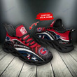 NFL New England Patriots (Your Name) Max Soul Shoes Nicegift MSS-L4H6