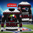NFL New England Patriots (Your Name) Ugly Sweater Nicegift 3SW-U4X8